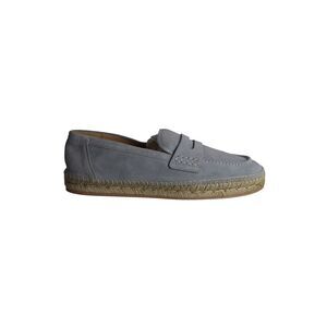 Gianvito Rossi Lido Loafers in Grey Suede